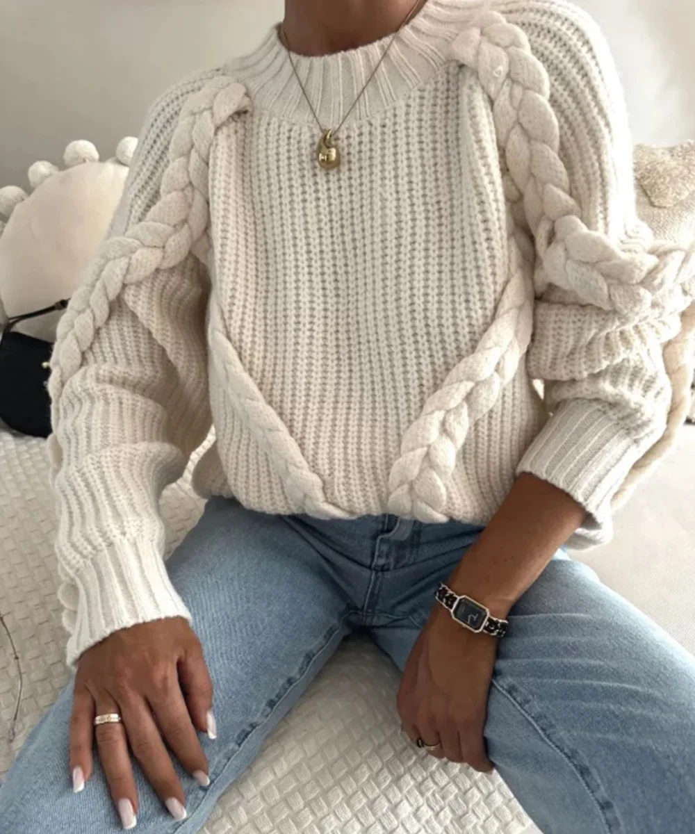 Pullover Lesedi Beige – Bild 7