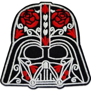 Darth-Vader mit Rosen – Bügelbild