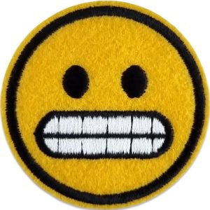 Smiley Grrr… – Bügelbild